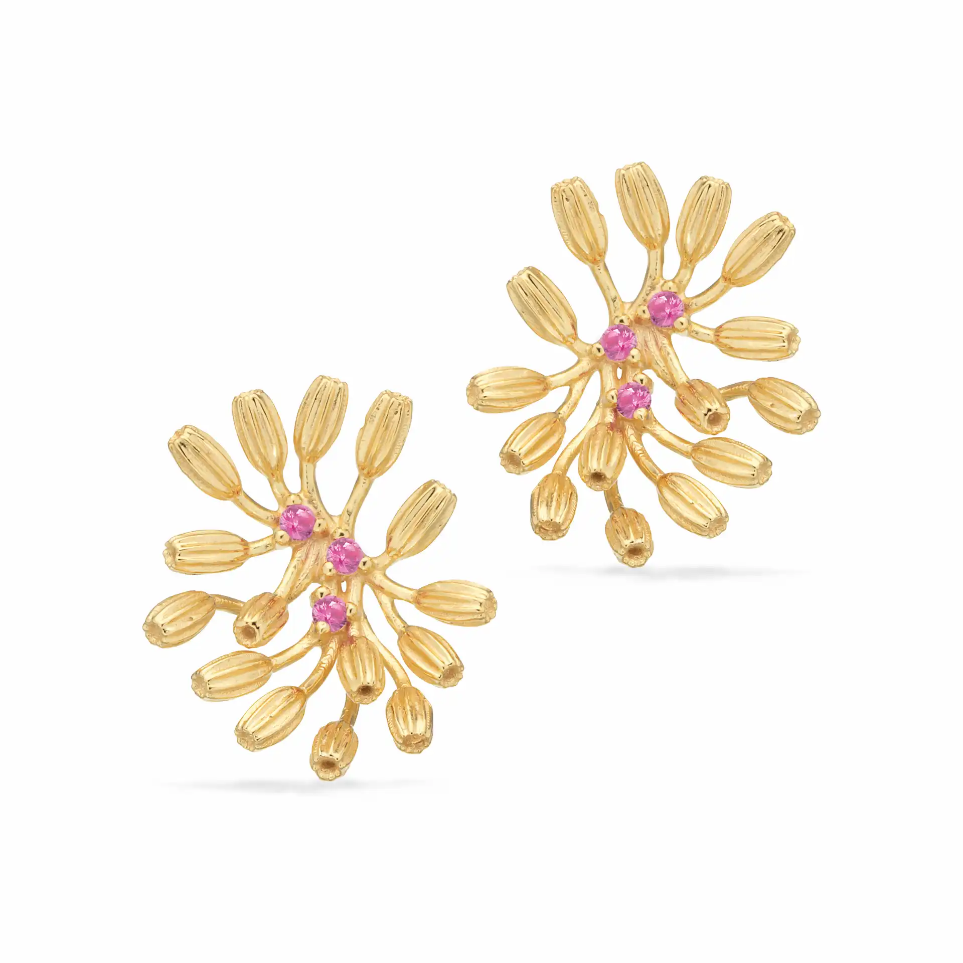 Øreringe i forgyldt