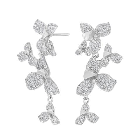 Rhd. sølv ørehængere LOUISENOR