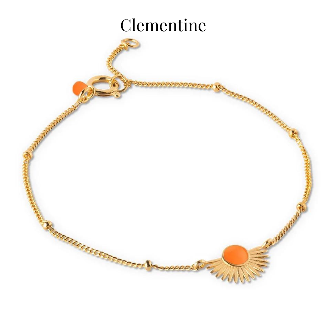 Soleil Armbånd - Forgyldt Sølv