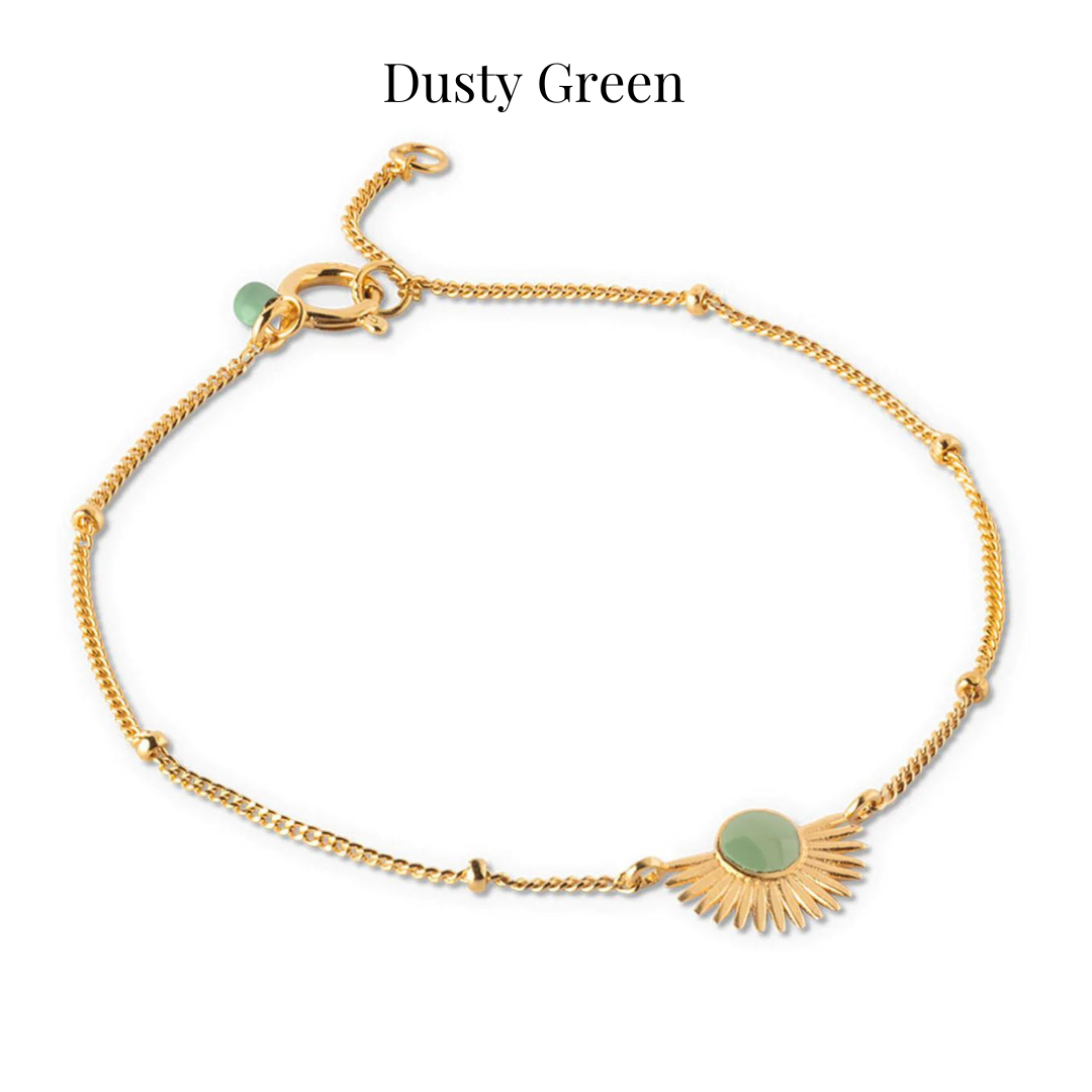 Soleil Armbånd - Forgyldt Sølv