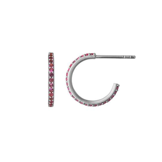 Sparkle hoops mini pink - Sct. Mathias Ure & Guld