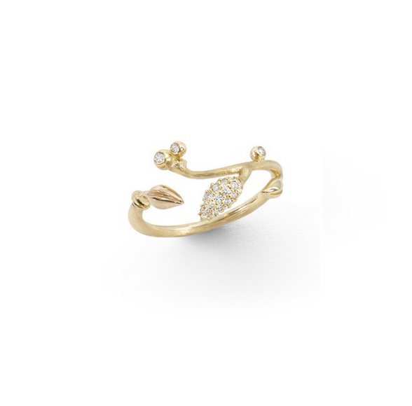 Blooming ring A2883-401 - Sct. Mathias Ure & Guld