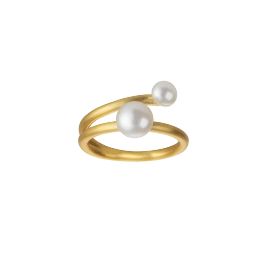 Coco ring, forgyldt sølv - Sct. Mathias Ure & Guld