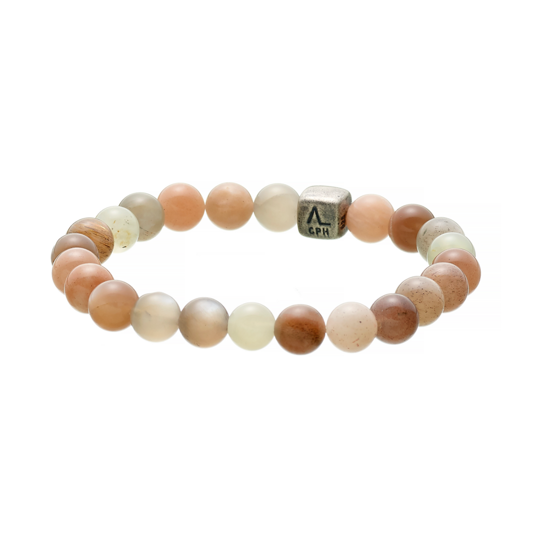 Colorup Moonstone 8mm - Sct. Mathias Ure & Guld