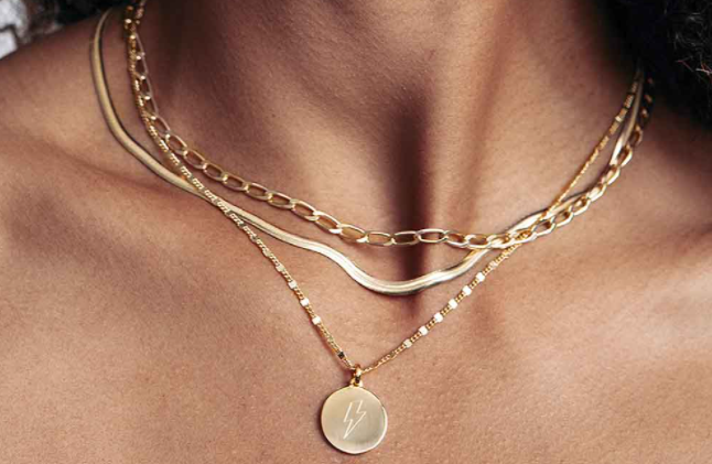 Halskæde Serpente, sterling sølv - Sct. Mathias Ure & Guld